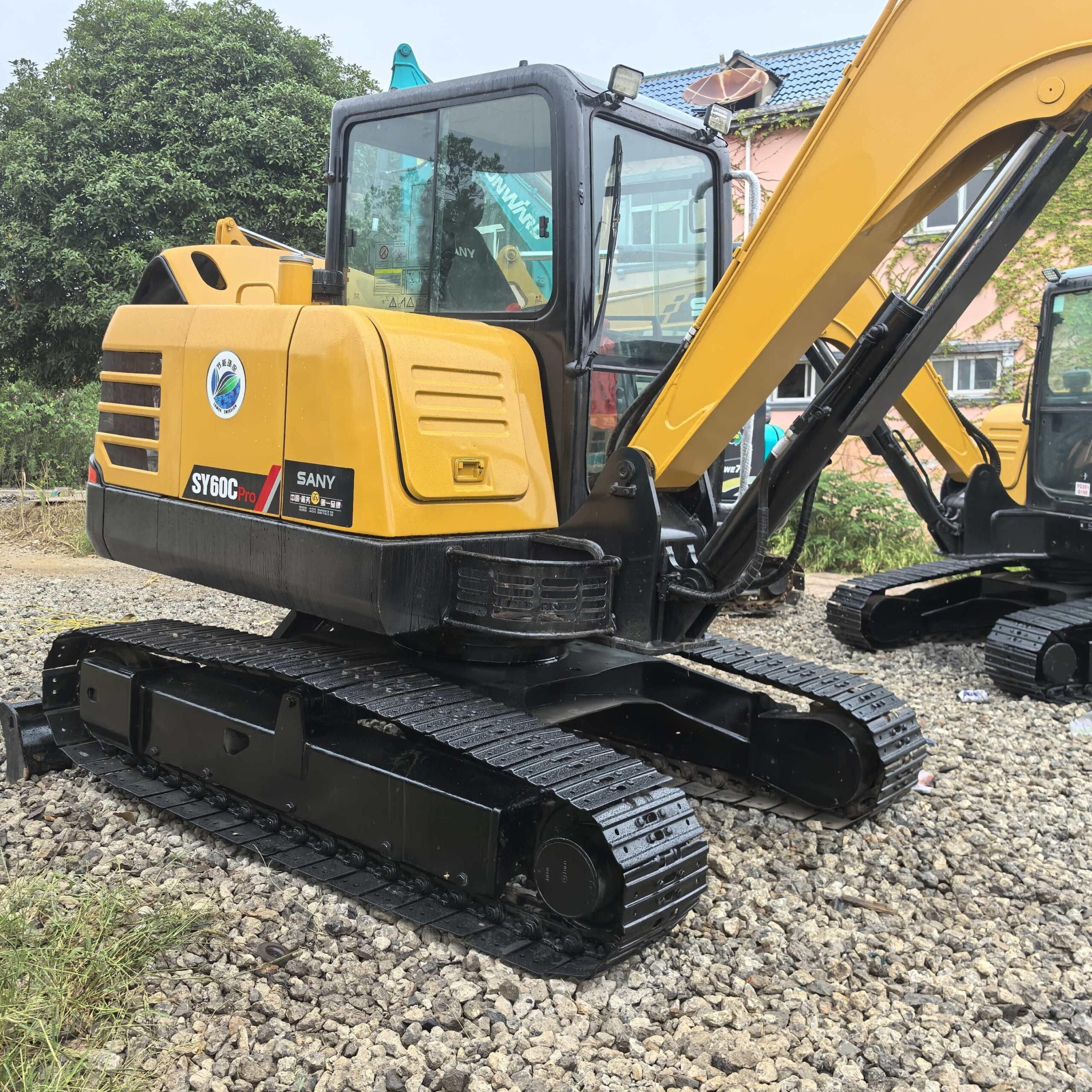 used excavator inspection